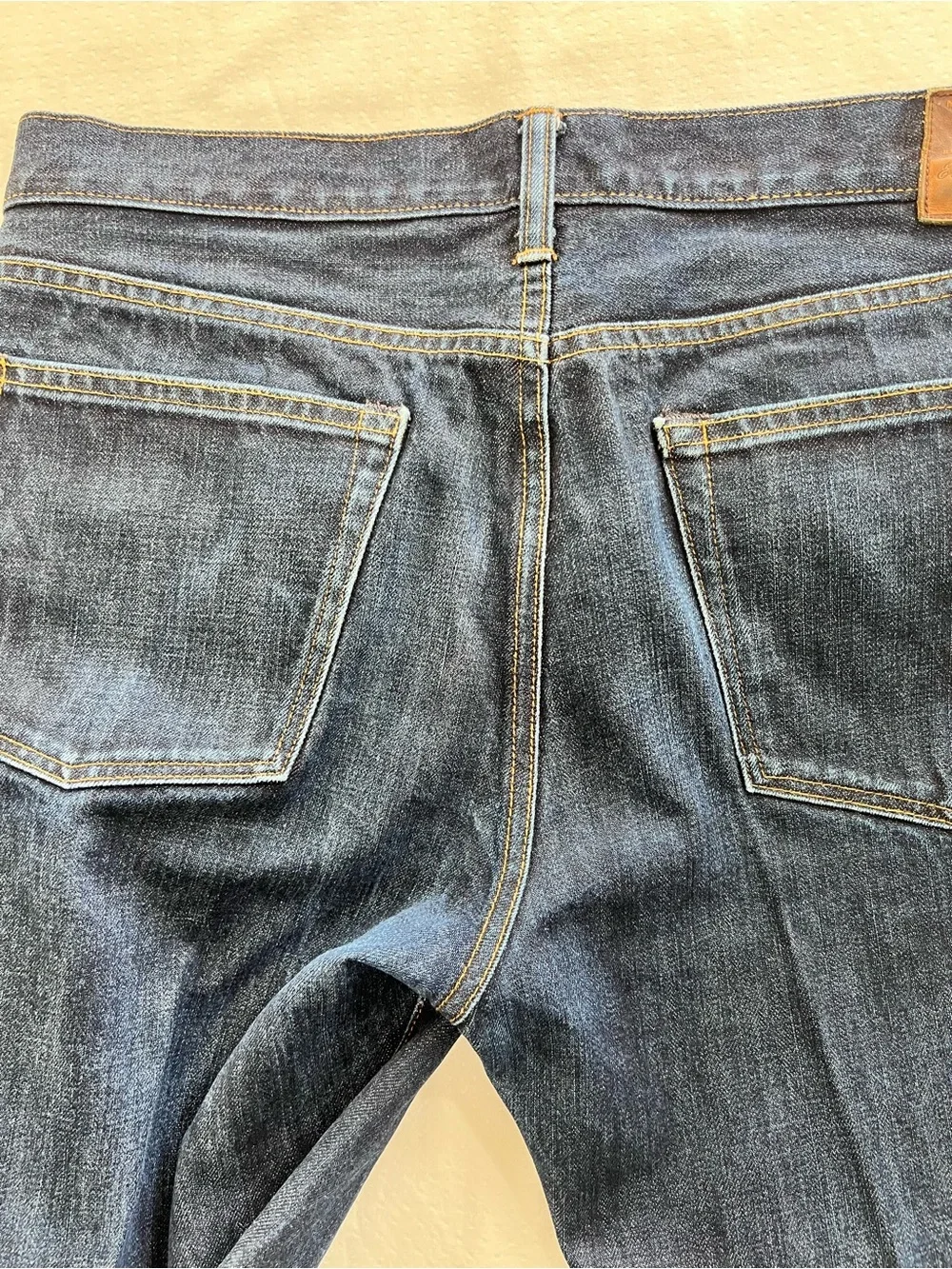 J. Crew Slim Straight Jeans in Dark Indigo